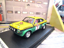 OPEL C Kadett GT/E Coupe Rallye Elba 1977 #3 Röhrl Carenini Trofeu UMBAU 1:43