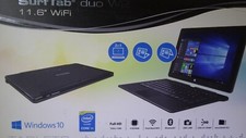 Trekstor Surftab Duo W2: 11,6 Zoll Alu-Tablet mit Full-HD / Riss auf Display
