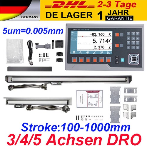 Achsen digitalanzeige - 3/4/5,