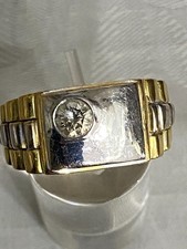 Herren ring gold - 750, stil
