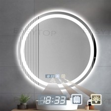 LED Badezimmerspiegel Rund Badspiegel mit Beleuchtung φ60cm Beschlagfrei Touch