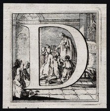 "D" - Ornament letters letter