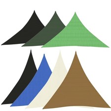 Garten Sonnensegel Dreieck Sonnenschutz UV-Schutz Balkon Sonnendach Beschattung