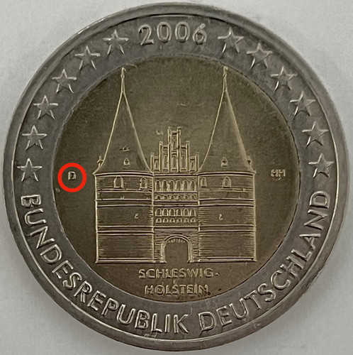 Euro gedenkmünze - 2,