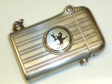 THORENS LIGHTER "POTTER & ROGERS" W. ALPACCA SILVER CASE -1920 -SWISS-MADE- RARE