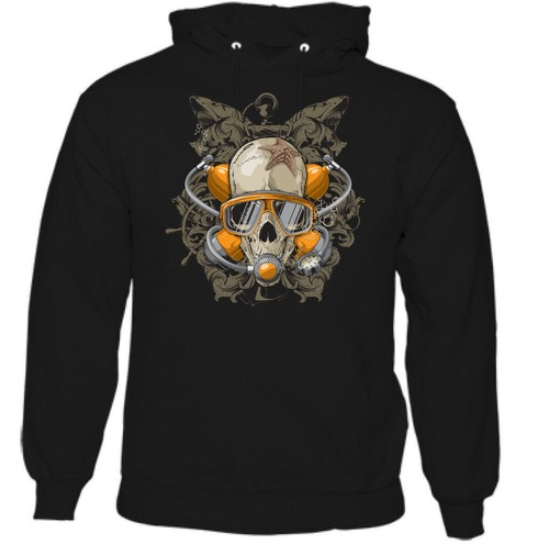 Scuba totenkopf herren lustige - scuba,
