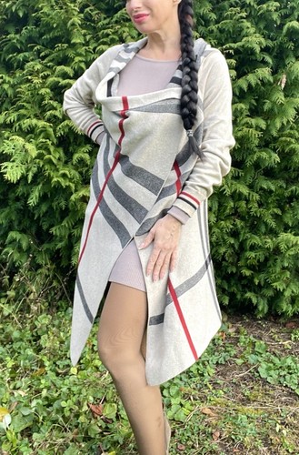 Gemütliche karo cape poncho - gemütliche,