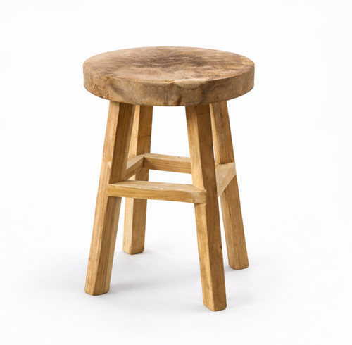 Teakholz hocker 30cm - cm,