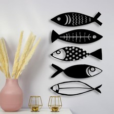 Fisch Wanddekoration Metall 5