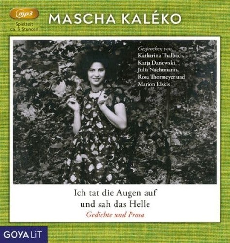 Mascha kaléko ich tat die - mascha,