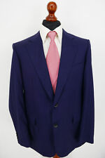 Regent Sakko Gr.26 Schurwolle Seide Dunkel Blau Black Label Neuwertiger Zustand