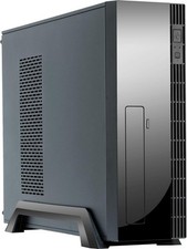 Chieftec CA-01Sl-Sl-B, SFF schmales Desktop-Gehäuse + 250 Watt SFX Netzteil