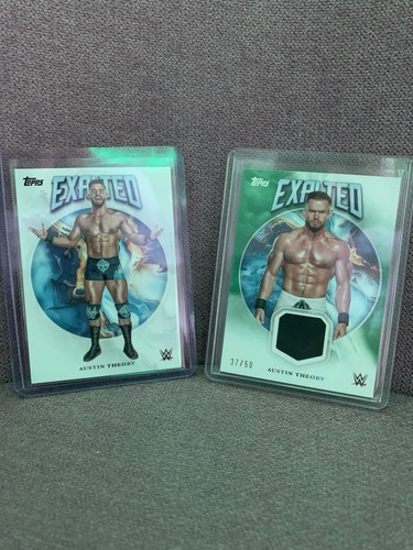 Topps wwe exalted austin - wwe,