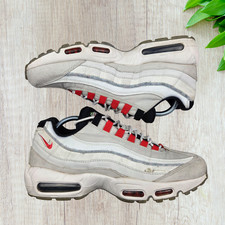 Nike Air Max 95 Sneaker Light Bone Habanero Rot Herren UK 9 - DQ0268-002