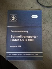 Barkas B 1000 Betriebsanleitung