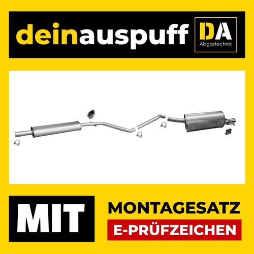 Auspuffanlage für dacia - auspuffanlage,