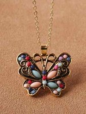 Halsketten Kette goldfarben