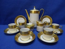 DW Karlsbader Porzellan Manufaktur Wertarbeit Mokkaservice für 6 Personen