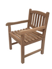 Teak gartensessel oval mit - 2,