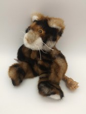 SIGIKID Ozelot Schildplatt Bengal Katze 18 cm vintage Plüschtier Kuscheltier Leo