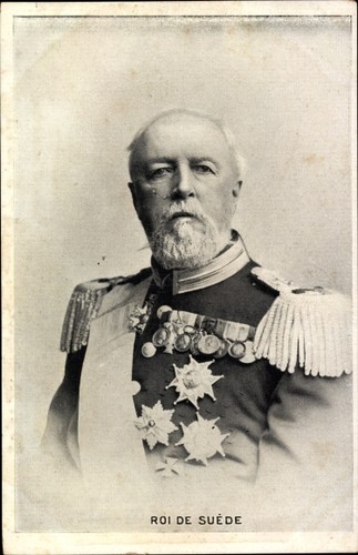 Oskar könig von - ak, ii,
