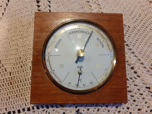 Barometer thermometer - *,