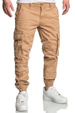 Herren Jogger Cargo Chino Jeans Hose R7020