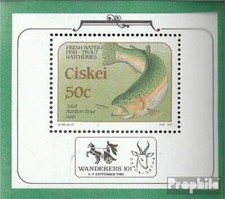 Ciskei Block4 (kompl.Ausg.) postfrisch 1989 Forellenzucht