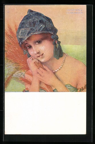 Künstler raphael kirchner - künstler-ak,