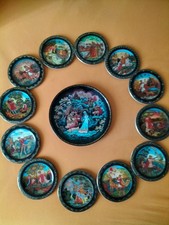 Russische Wandteller "12 Monate + 1