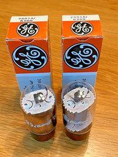 Matched Pair,  7581A/KT66, (6L6GC), NOS, General Electronic, USA,  Original Box