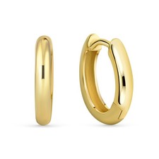 Klappcreolen 333 gold - gold, Ø14mm