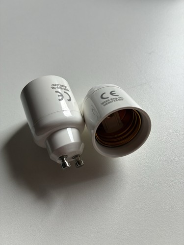 Stück adapter gu10 - 2, e27