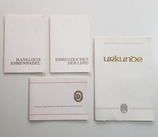 DDR Urkunden Konvolut LDPD