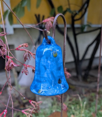 Keramik glocke rosenkugel - keramik, glocke-