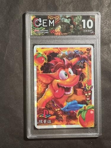 Crash bandicoot graded card - crash,