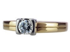 18 K 750 Gelb Gold Weißgold