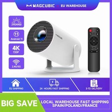 Mini-Projektor 4K 720P, WIFI6