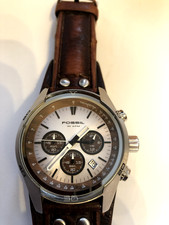 Fossil Chronograph Braun Leder