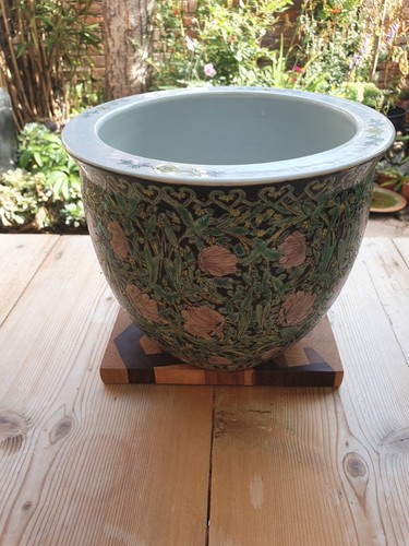 Porzellan jardiniere famillie - porzellan,