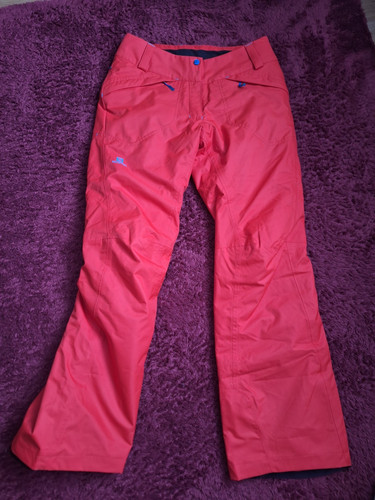 Damen skihose salomon rot - damen, rot/blau