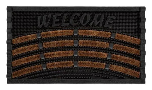 Fussmatte welcome schwarz - fussmatte,