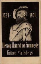 Ak Marienberg im Erzgebirge Sachsen, Herzog Heinrich der Fromme,... - 4682143