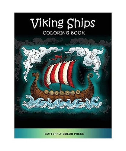 Viking ships coloring book - coloring,