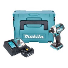 Makita DTD 154 RG1J Akku Schlagschrauber 18 V 175 Nm 1/4" + 1x Akku 6 Ah + Lader