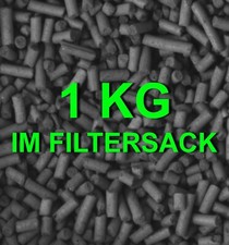 Aquarium 🍀 AKTIVKOHLE 1 kg ✚ FILTERSACK 🍀 Filter Zubehör Wasserfilter