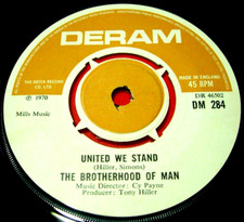 Brotherhood Of Man United We Stand 7" UK ORIG 1970 Deram b/w Say A Prayer VINYL