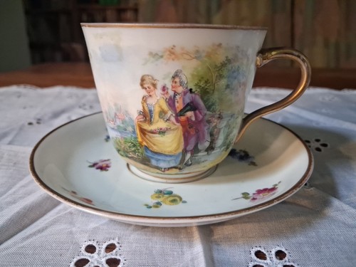 Seltene meissen mokkatasse mit - seltene,
