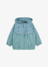 Kinder Jacke Gr. 104/110 Mineralblau Mädchenjacke Kapuzen-Jacke Neu*