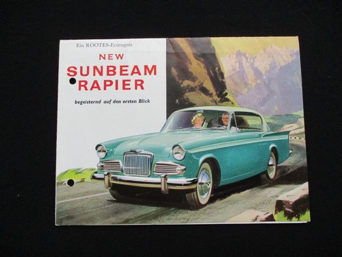 New sunbeam rapier - new, prospekt